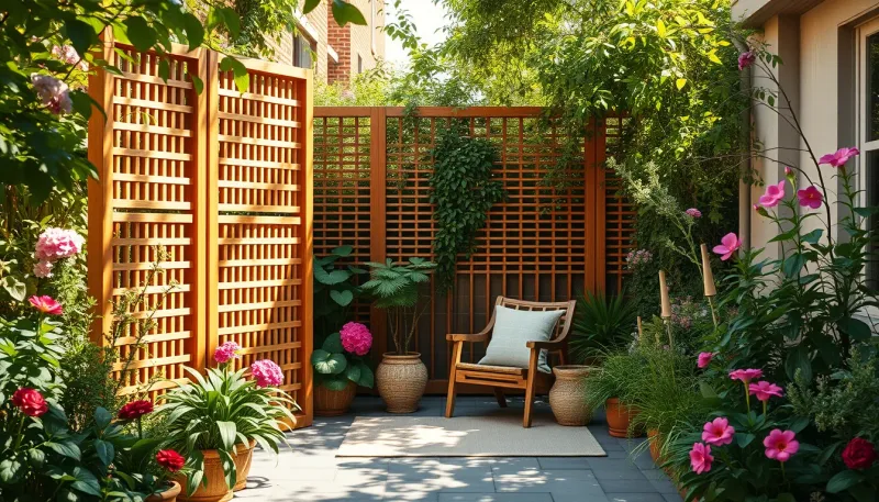 Pare-vue et brise-vent en bois : optimiser son espace extérieur